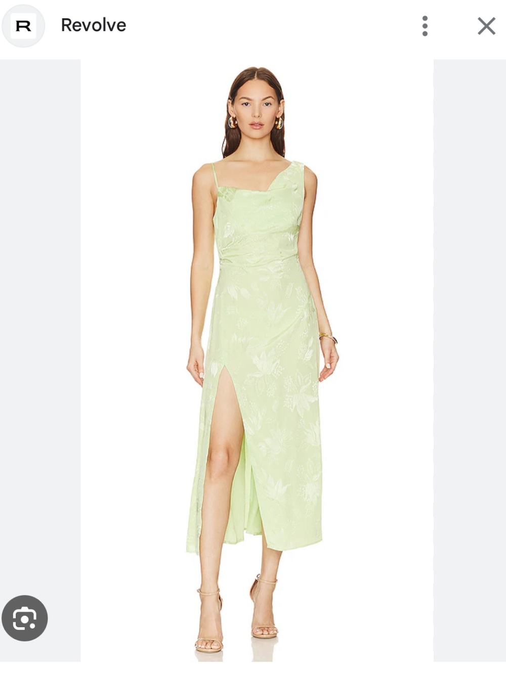 For Love And Lemons Ilana Midi Dress - Pale Green
